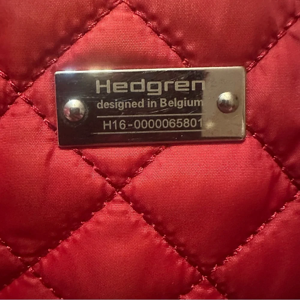 Hedgren Red Quilted‎ Women's Laptop Bag